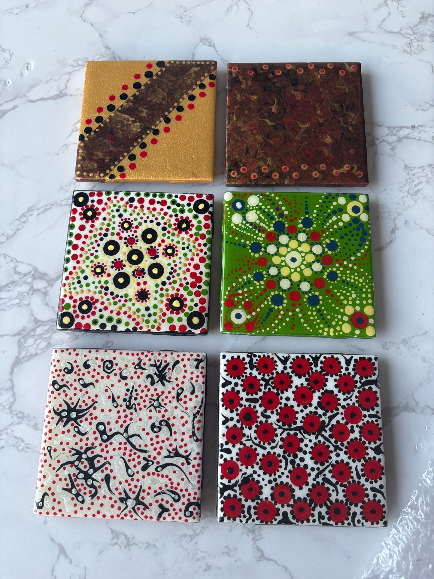 6pc Exclusive Ceramic Coaster