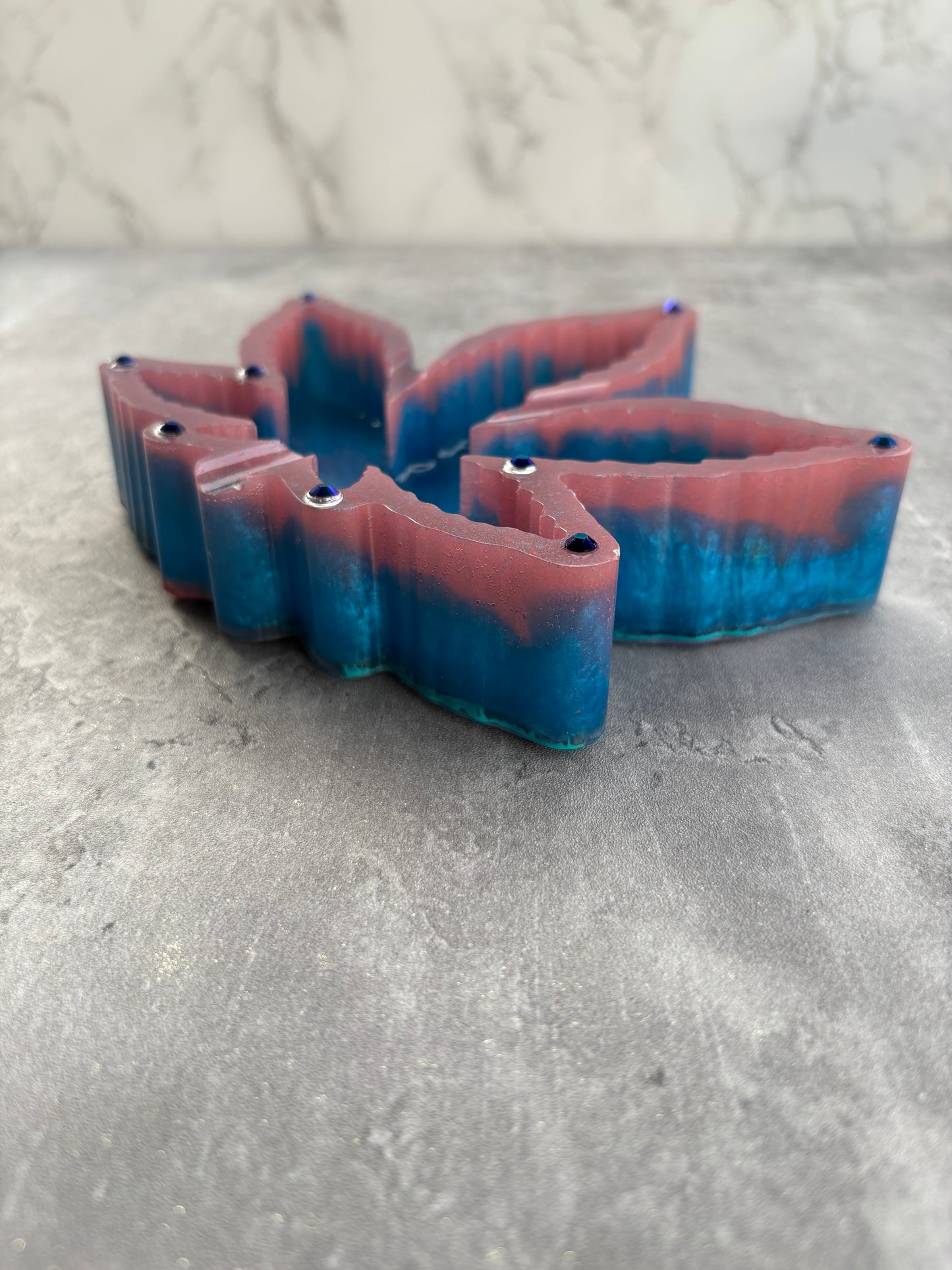 Pinky Blue Ashtray
