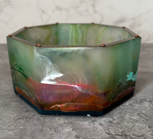 Octagon Resin Vessel