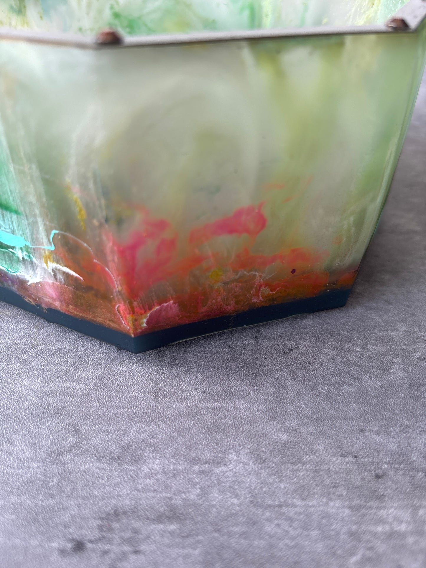 Octagon Resin Vessel