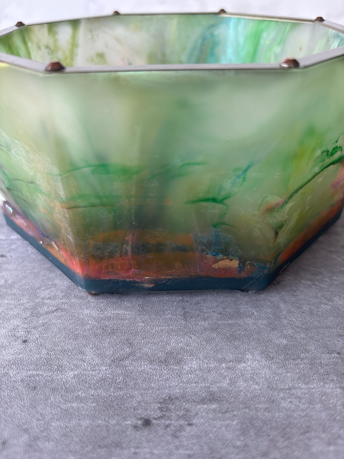 Octagon Resin Vessel