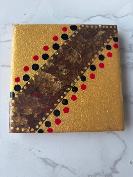 6pc Exclusive Ceramic Coaster