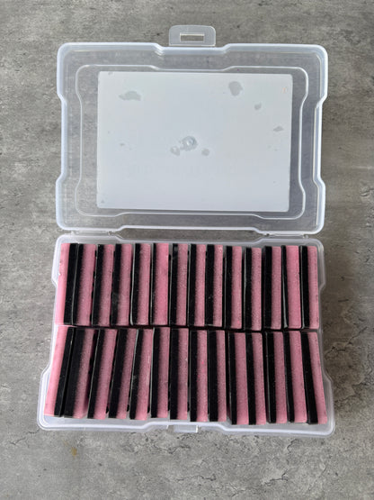 Pink & Black Dominoes Game