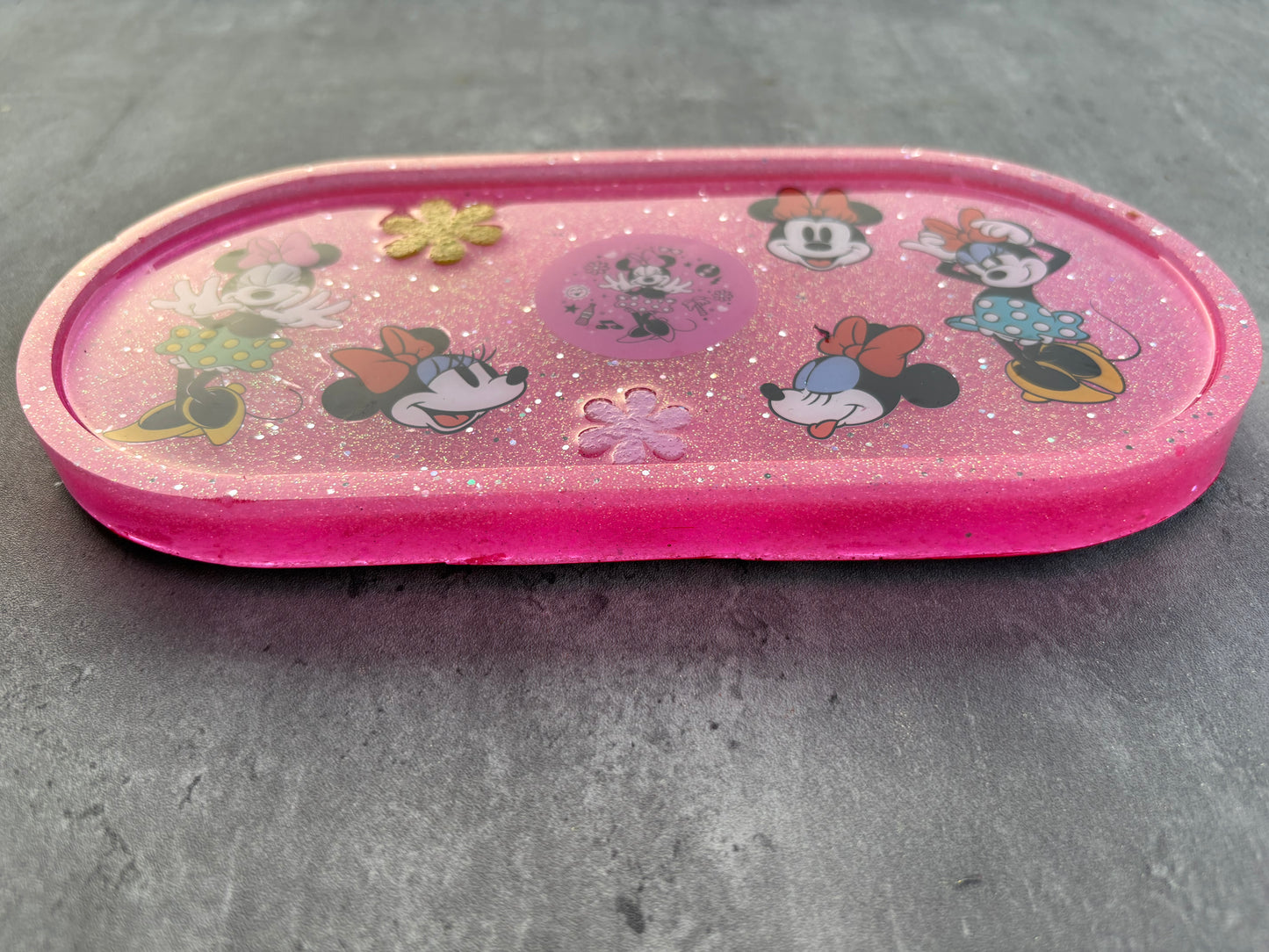 Minnie Mouse Trinket Tray & Bracelet