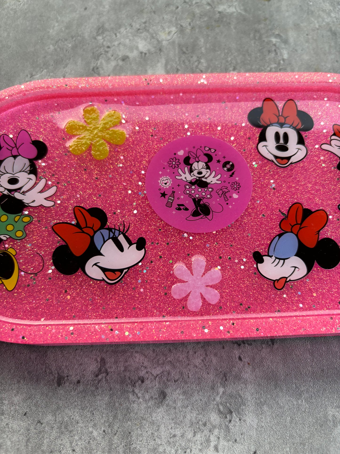 Minnie Mouse Trinket Tray & Bracelet