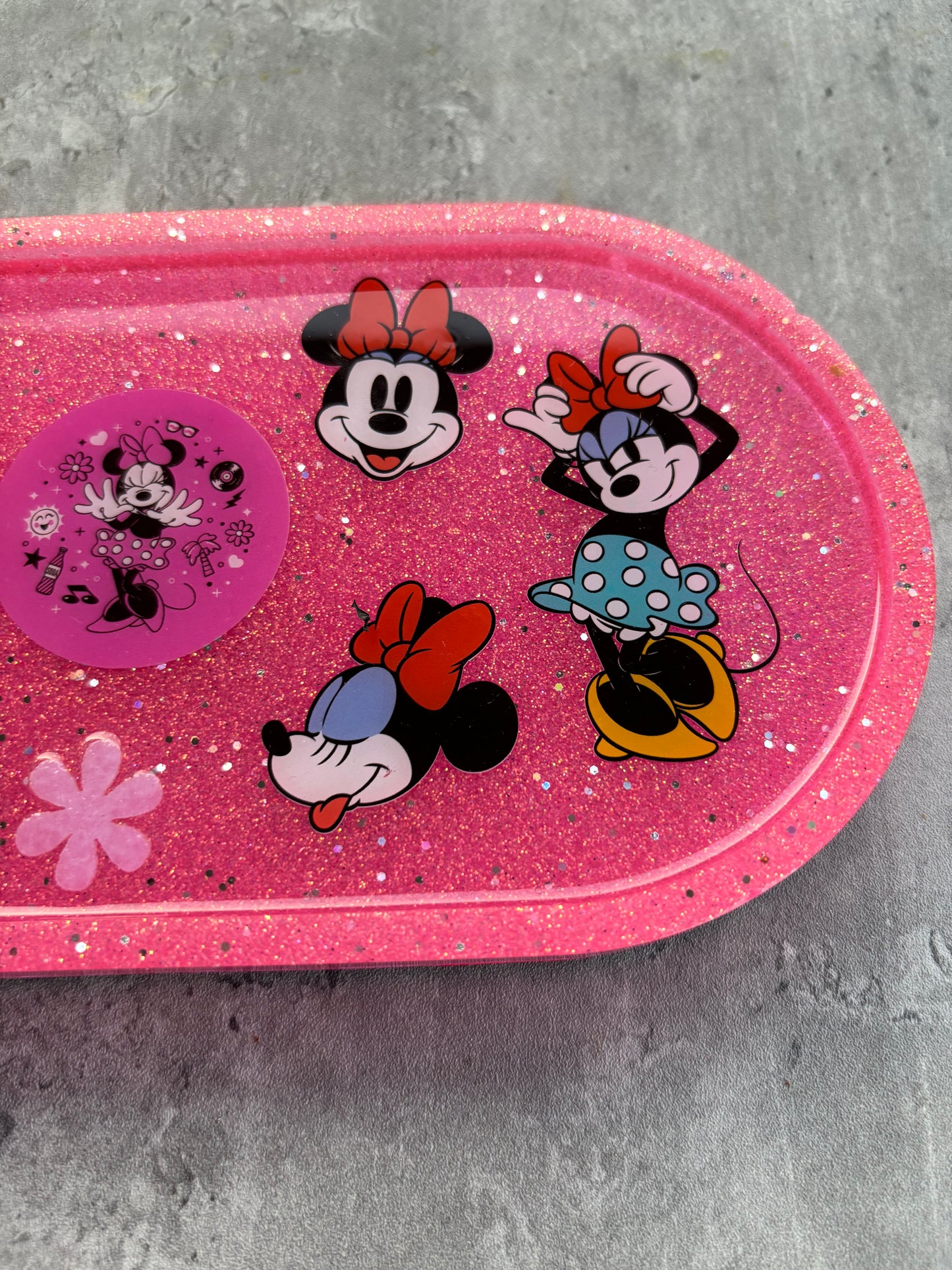 Minnie Mouse Trinket Tray & Bracelet
